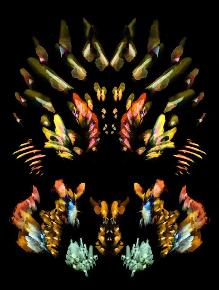 Painting entitled Feline Species