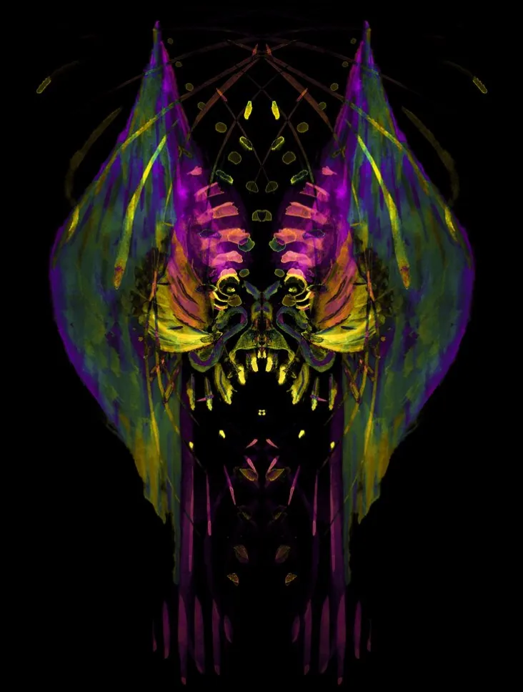 Painting entitled Tree Man