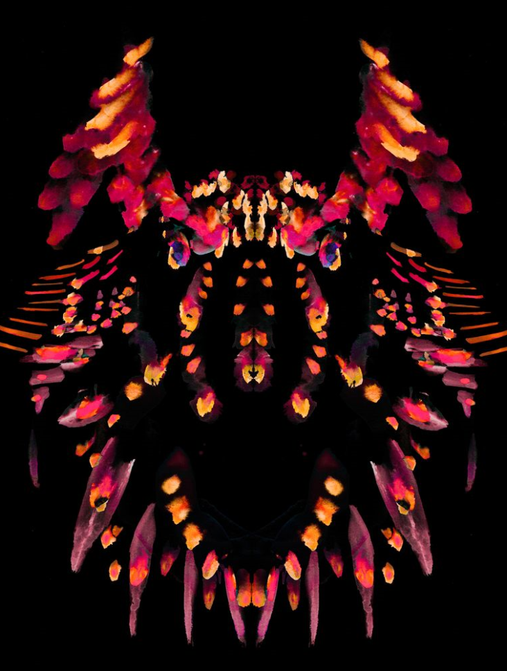 Painting entitled Tribal Queen